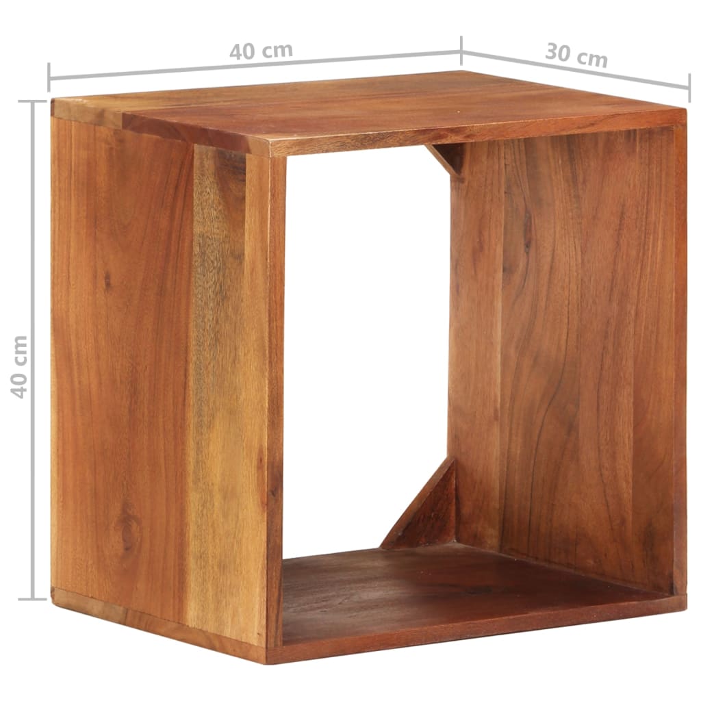 Vegghylle Tre 40x30x40 cm heltre akasie