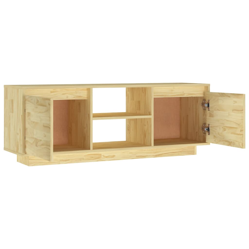 TV-Møbel Tre TV-benk heltre furu 110x30x40 cm