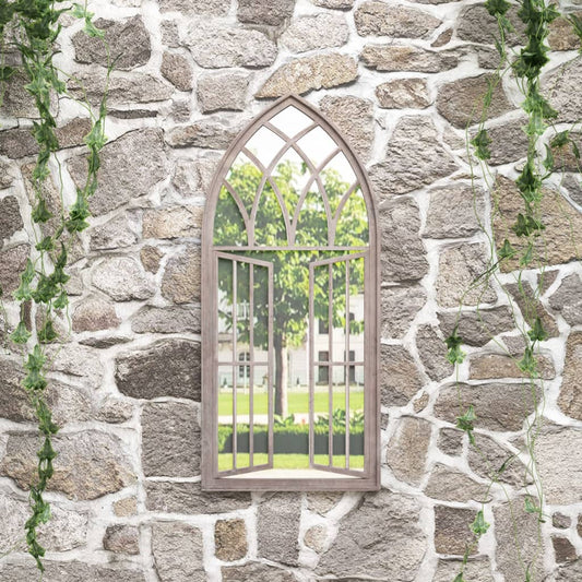 Veggspeil sand 100x45 cm jern