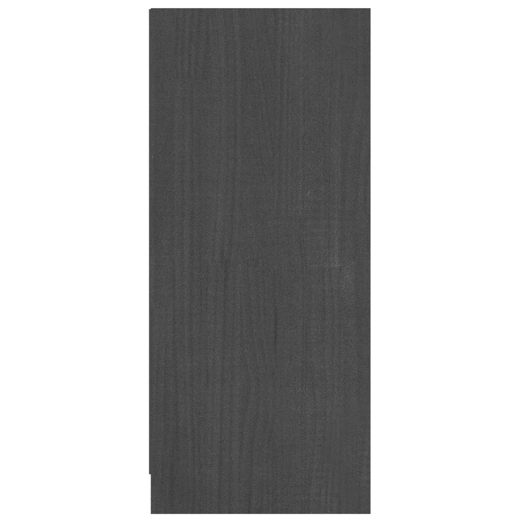 Skjenk Grå 70x33x76 cm heltre furu