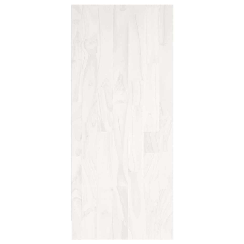 Bokhylle Hvit 104x33x76 cm heltre furu