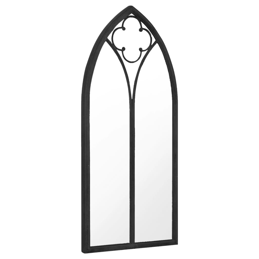 Veggspeil Svart 70x30 cm jern
