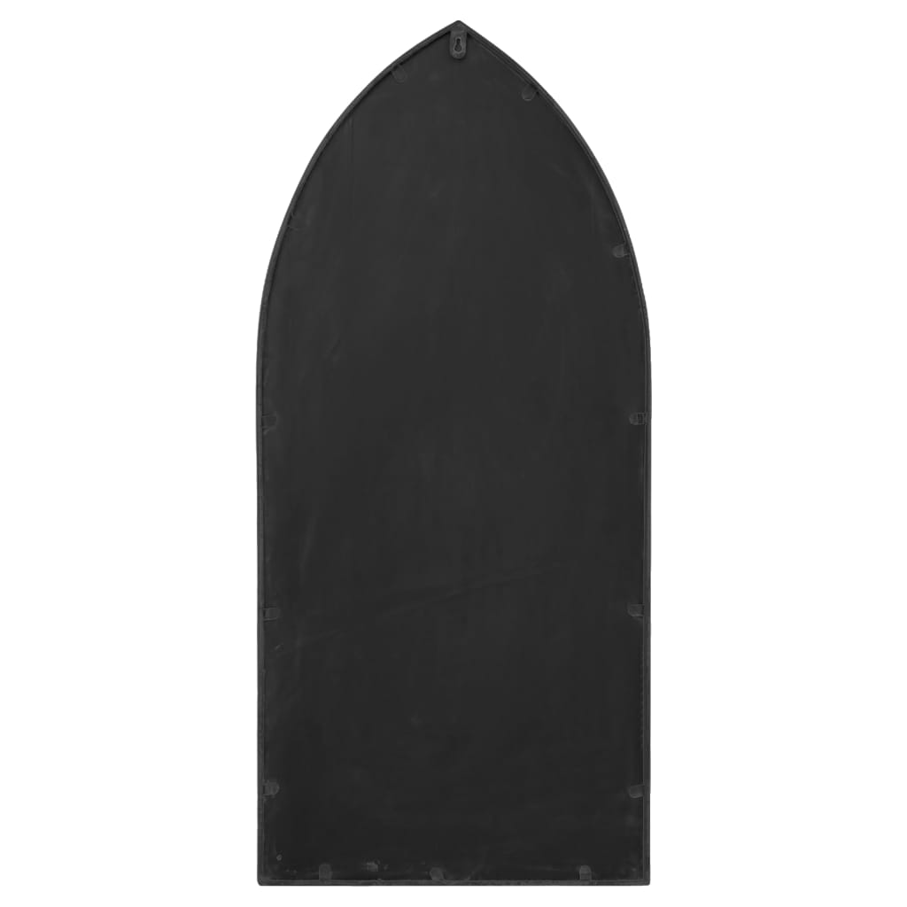 Veggspeil Svart 70x30 cm jern