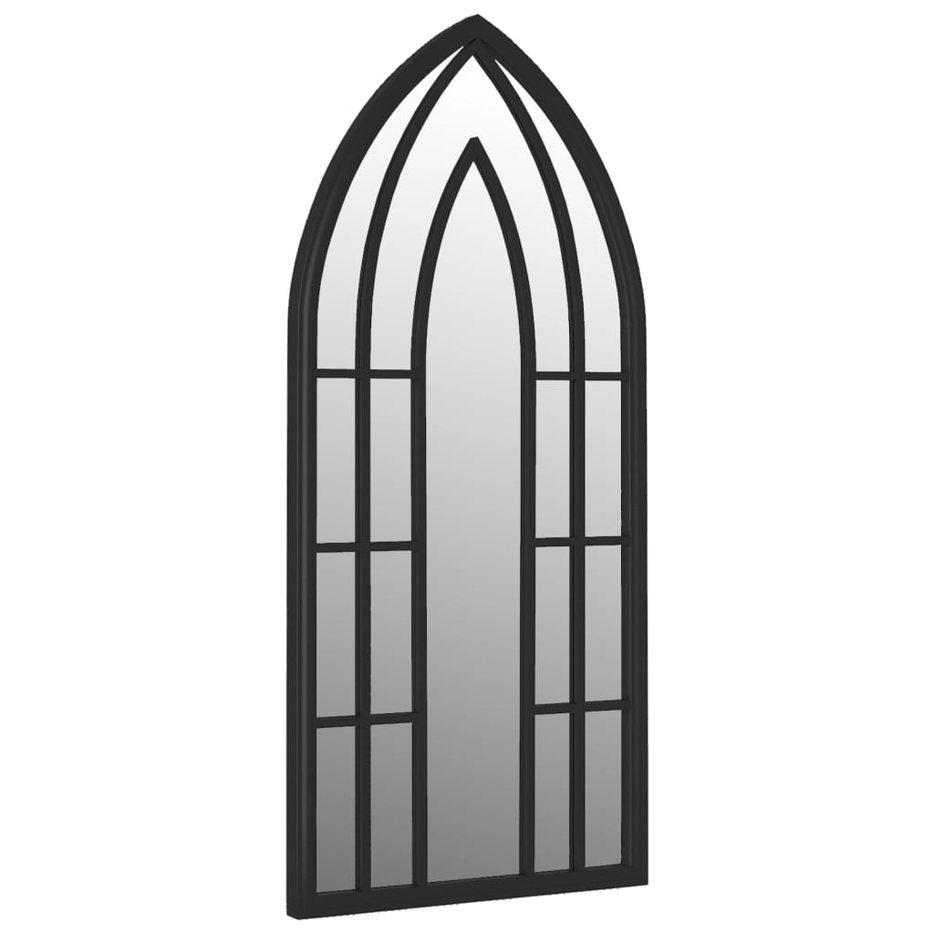 Veggspeil Svart 70x30 cm jern