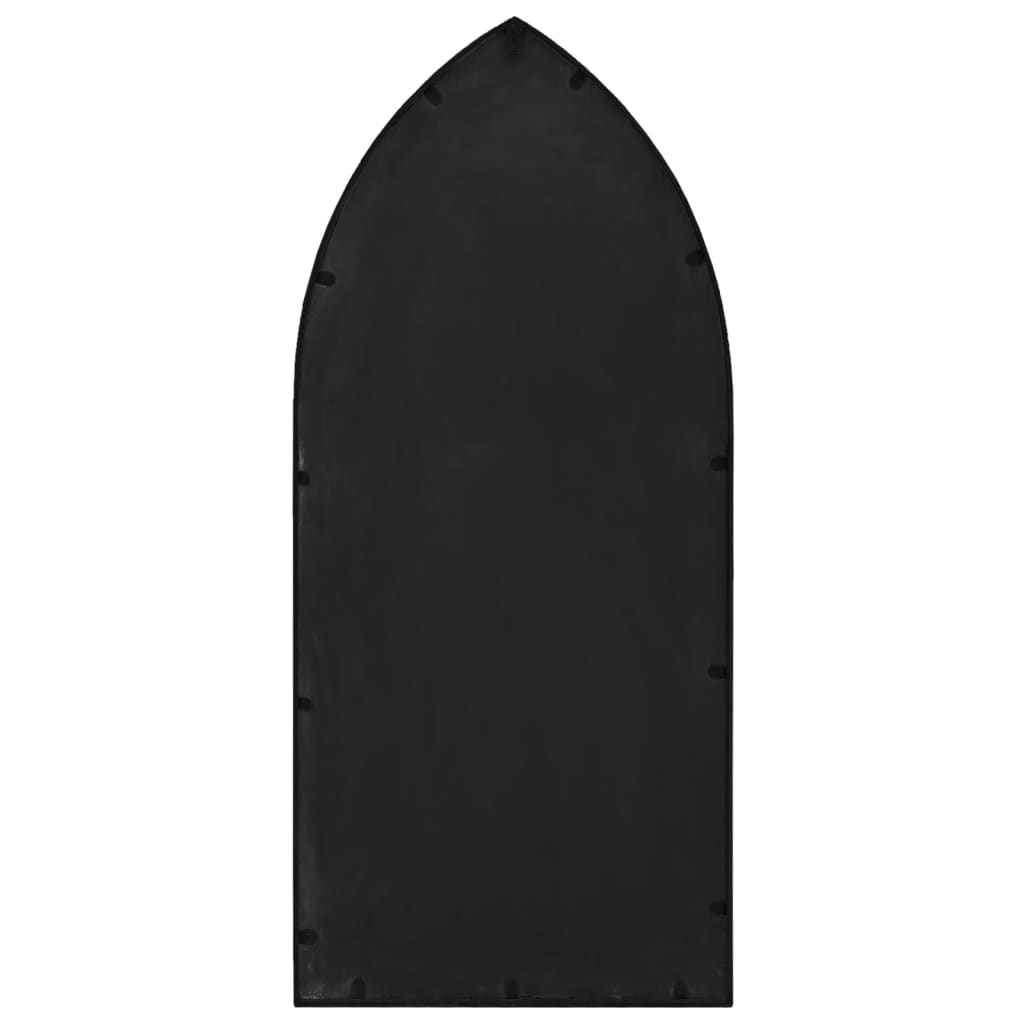 Veggspeil Svart 70x30 cm jern