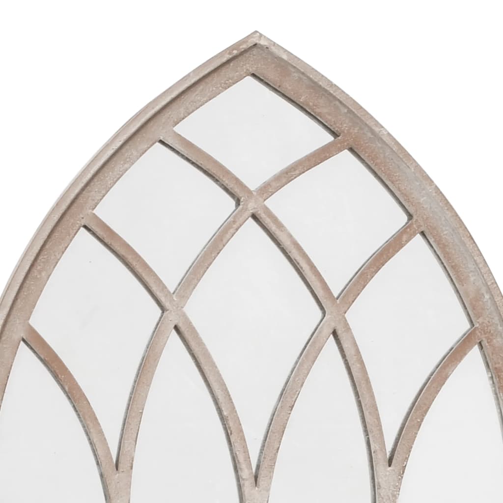 Veggspeil sand 100x45 cm jern