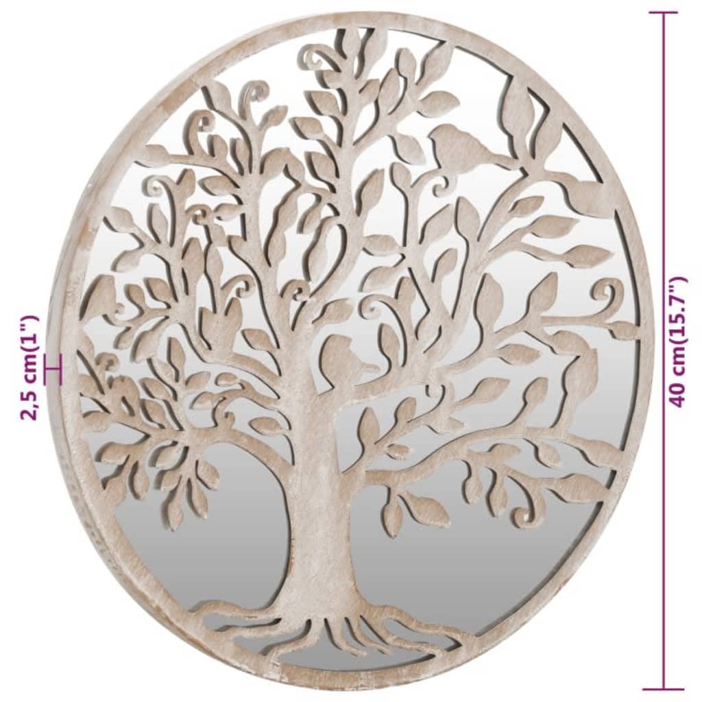Veggspeil sand 40x2,5 cm jern