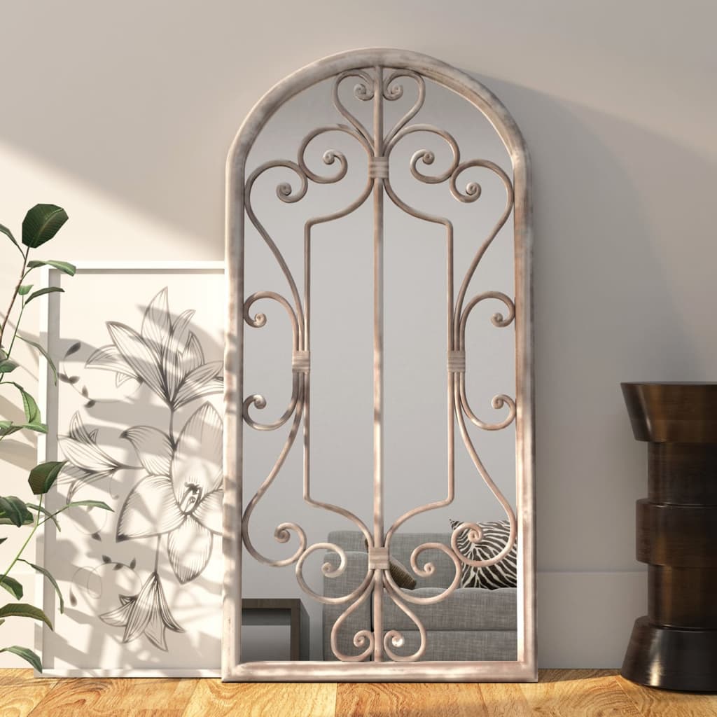 Veggspeil sand 100x45 cm jern