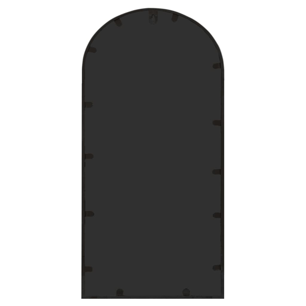 Veggspeil Svart 70x30 cm jern