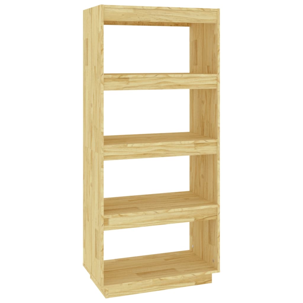 Bokhylle DIV. Romdeler 60x35x135 cm heltre furu