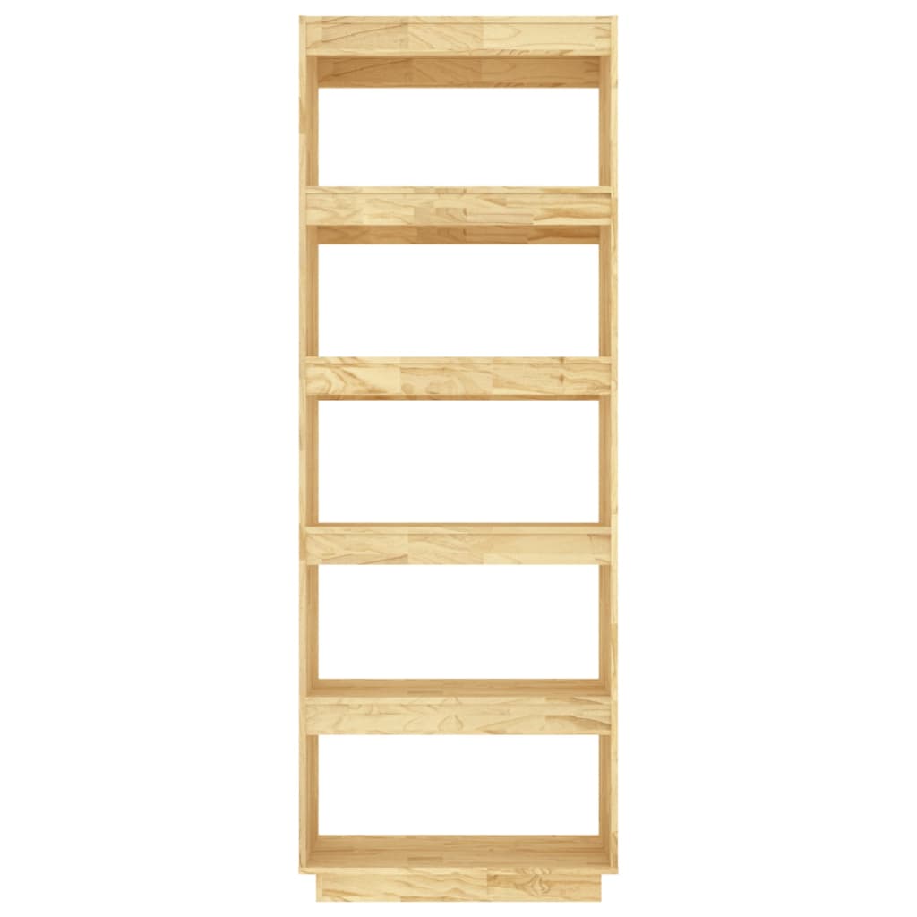 Bokhylle Tre Romdeler 60x35x167 cm heltre furu