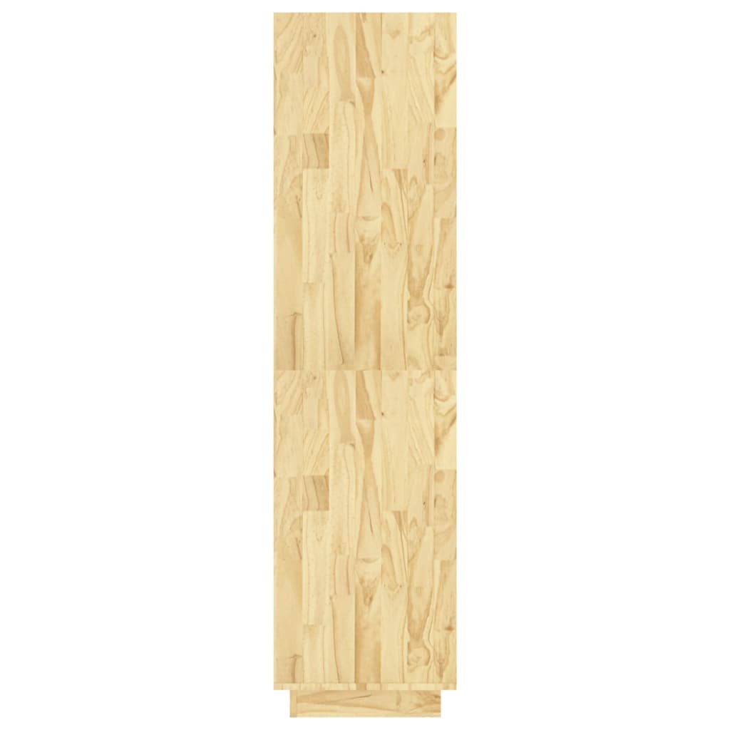 Bokhylle Tre Romdeler 80x35x135 cm heltre furu