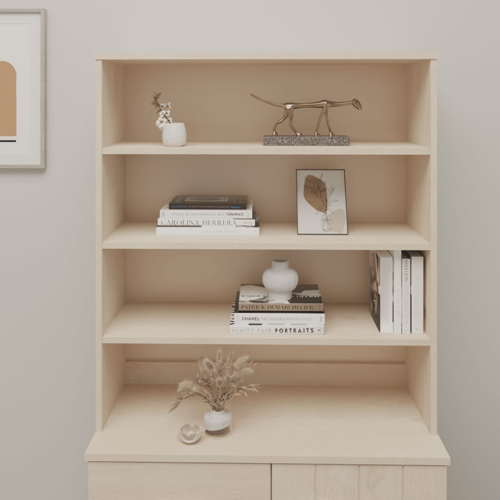 Skjenk Honningbrun topp HAMAR 90x30x100 cm heltre furu