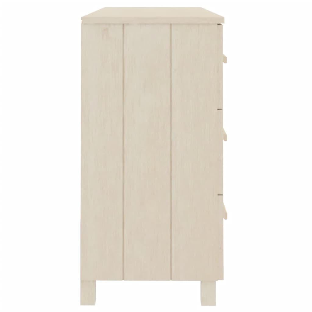 Nattbord Sengbord Honningbrun HAMAR 113x40x80 cm heltre furu