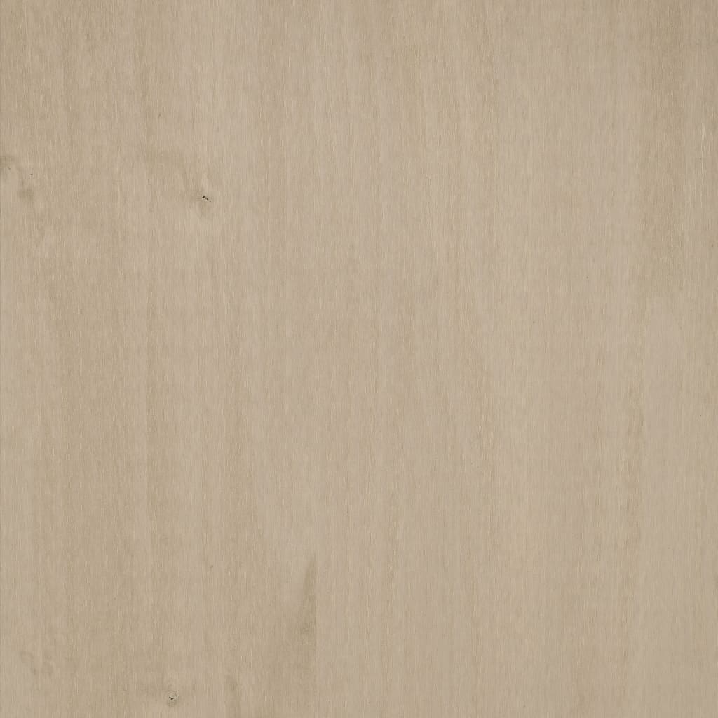 Bokhylle Honningbrun HAMAR 85x35x112 cm heltre furu