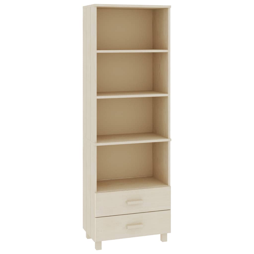 Skap honningbrun HAMAR 60x35x180 cm heltre furu