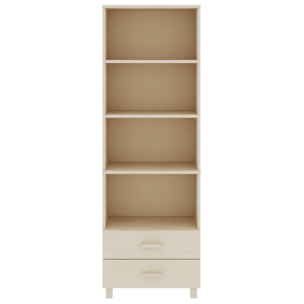 Skap honningbrun HAMAR 60x35x180 cm heltre furu