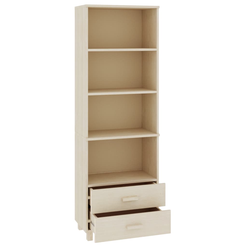 Skap honningbrun HAMAR 60x35x180 cm heltre furu
