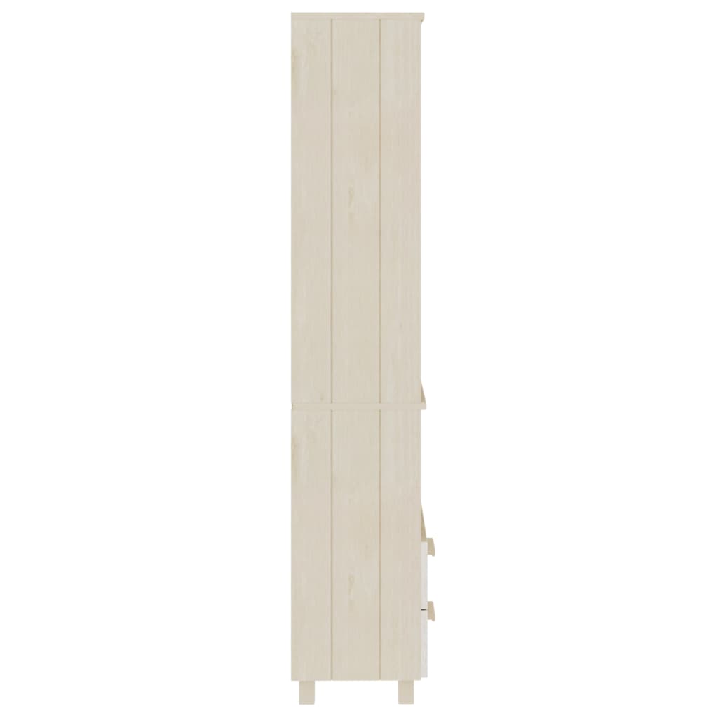 Skap honningbrun HAMAR 60x35x180 cm heltre furu