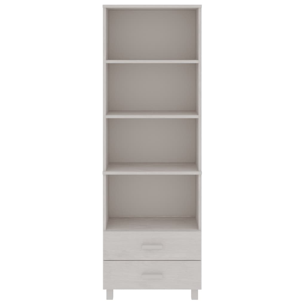 Skap hvit HAMAR 60x35x180 cm heltre furu