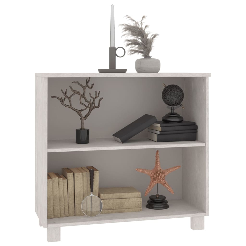 Skjenk Hvit HAMAR 85x35x80 cm heltre furu