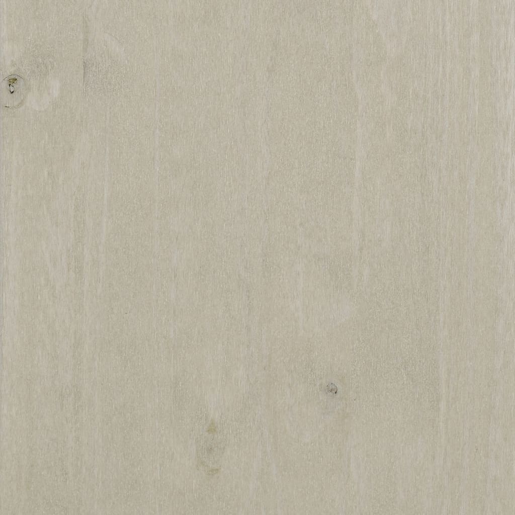 Skjenk Hvit HAMAR 85x35x80 cm heltre furu