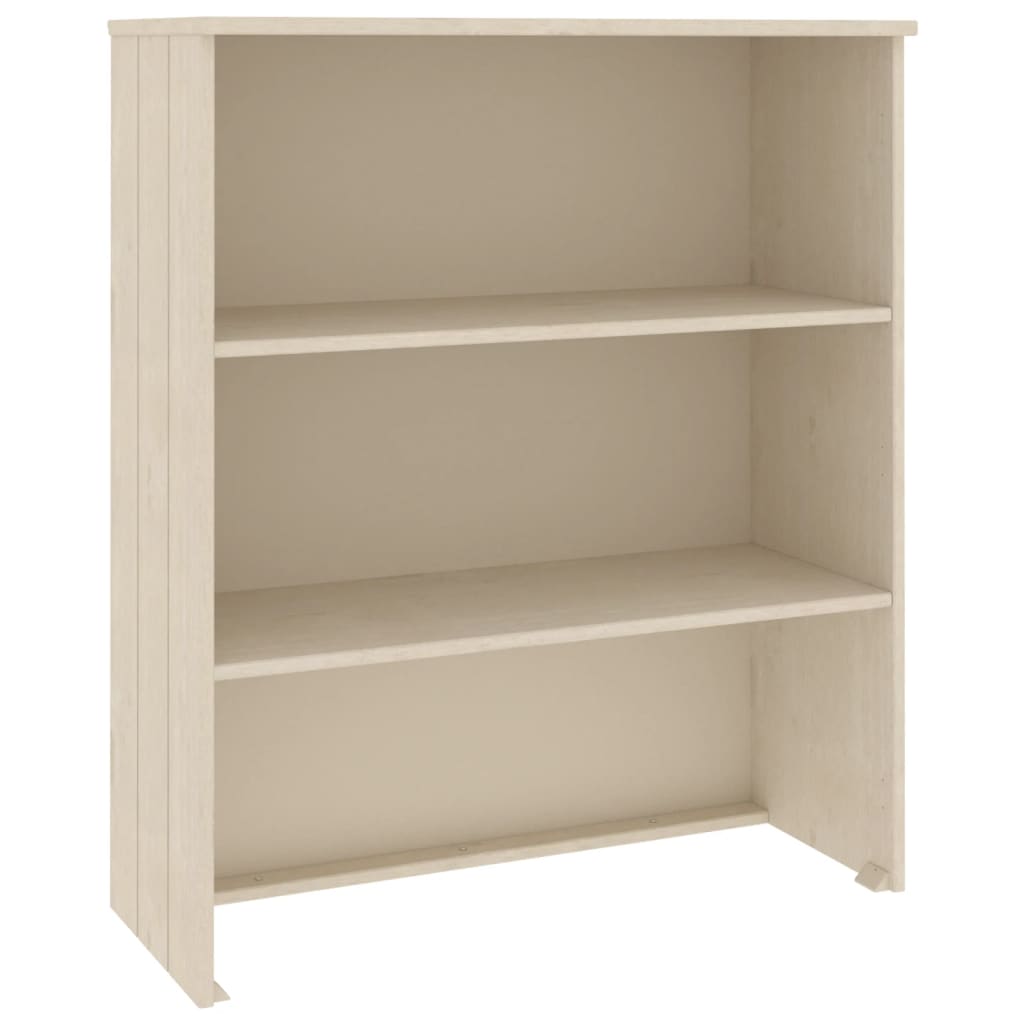 Bokhylle Honningbrun Skjenketopp HAMAR 85x35x100 cm heltre furu