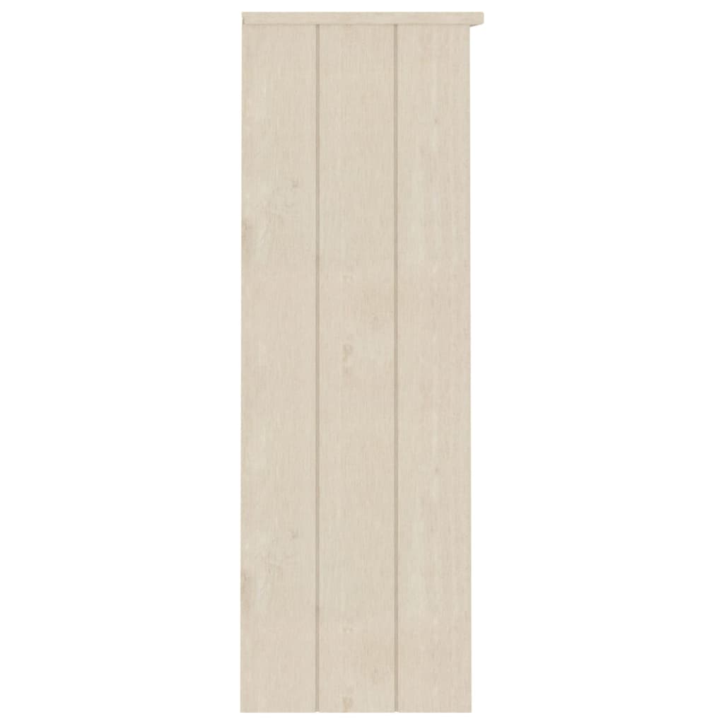 Bokhylle Honningbrun Skjenketopp HAMAR 85x35x100 cm heltre furu