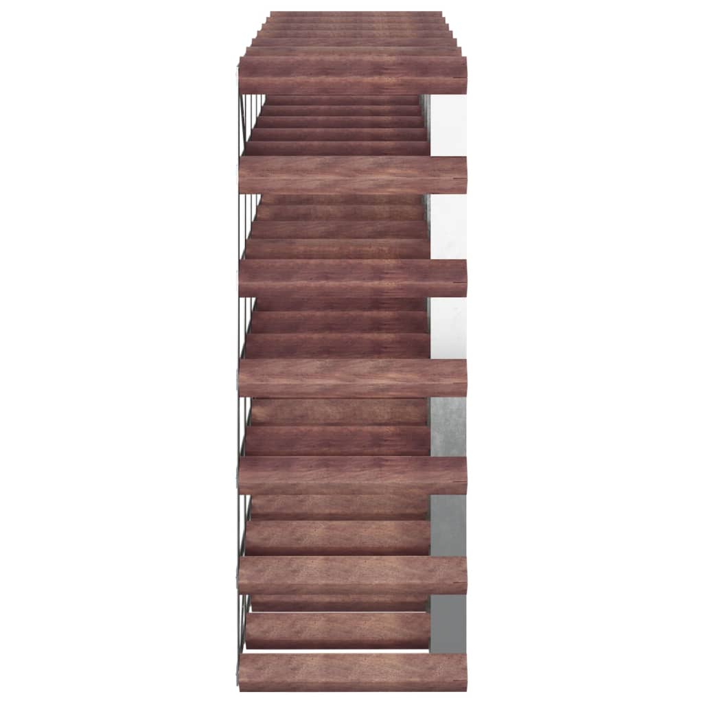 Vinstativ for 42 flasker Brun heltre furu