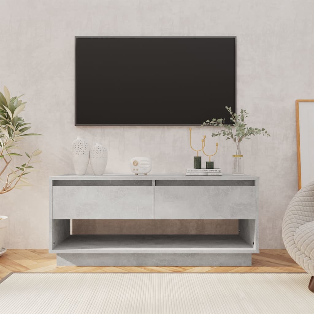 TV-Møbel Betonggrå TV-benk 102x41x44 cm