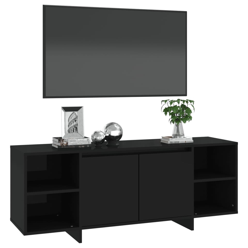 TV-Møbel Svart TV-benk 130x35x50 cm