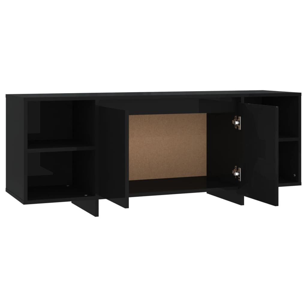 TV-Møbel Svart TV-benk 130x35x50 cm