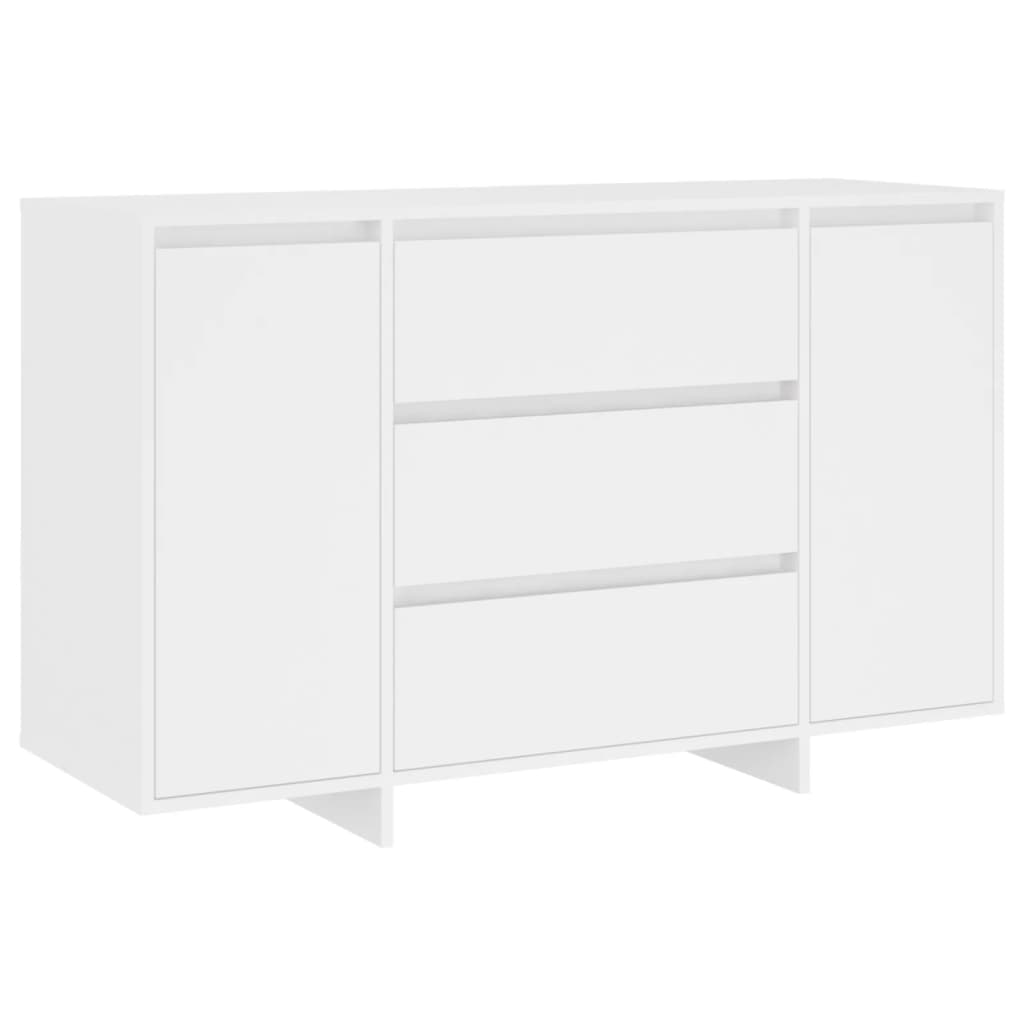 Skjenk Hvit med 3 skuffer 120x41x75 cm