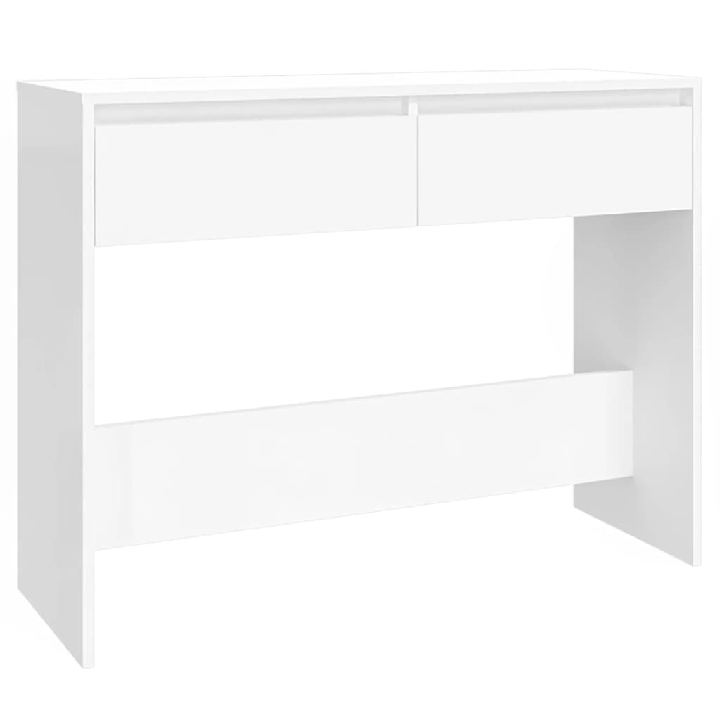 Avlastningsbord Konsollbord Hvit 100x35x76,5 cm