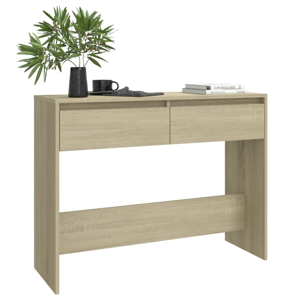 Avlastningsbord Konsollbord Sonoma Eik 100x35x76,5 cm