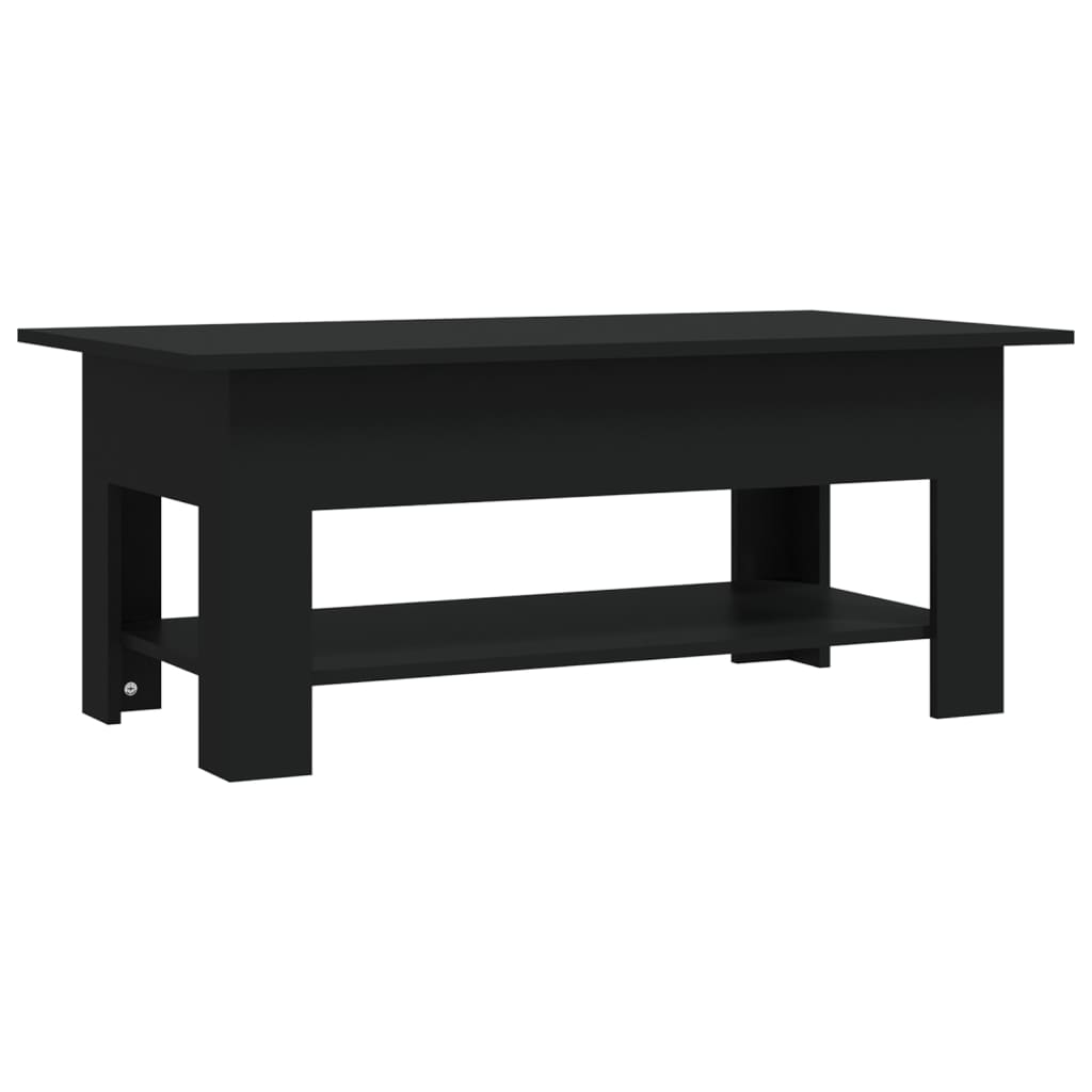 Salongbord Sofabord Svart 102x55x42 cm