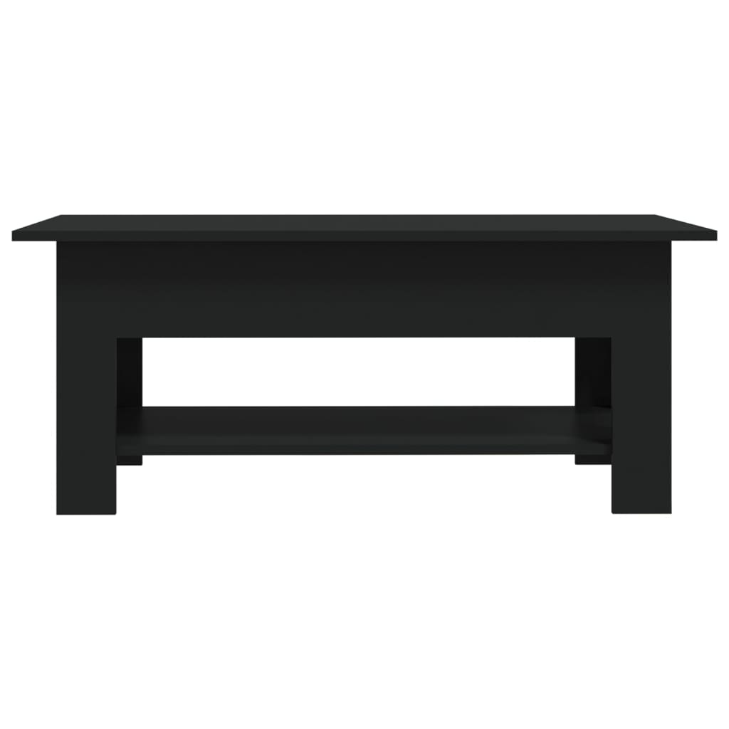 Salongbord Sofabord Svart 102x55x42 cm