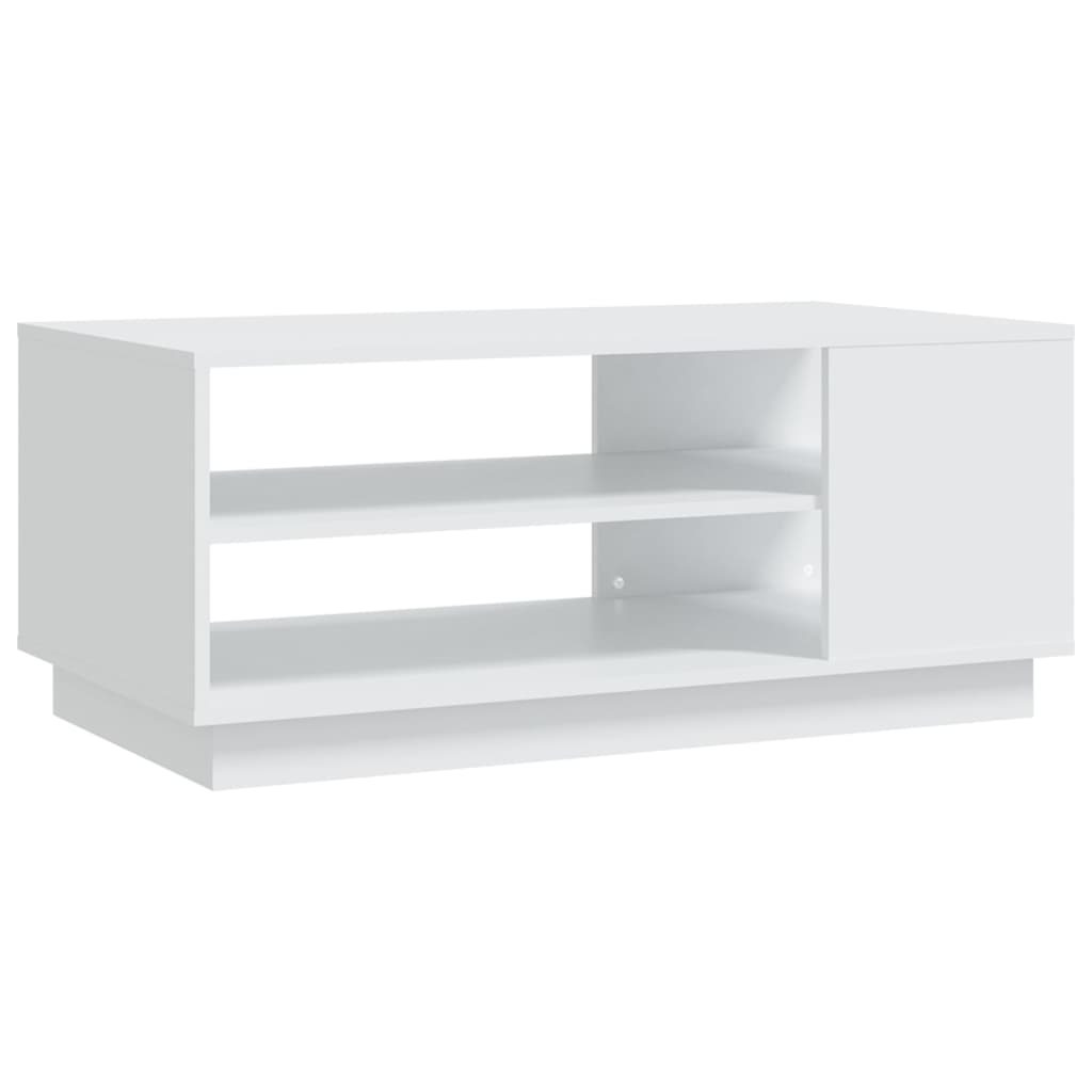 Salongbord Sofabord Hvit 102x55x43 cm