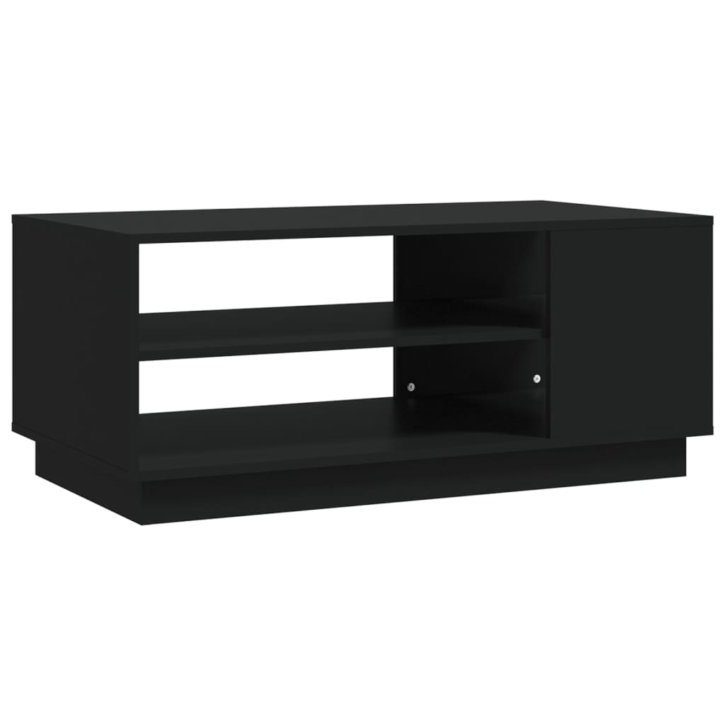 Salongbord Sofabord Svart 102x55x43 cm