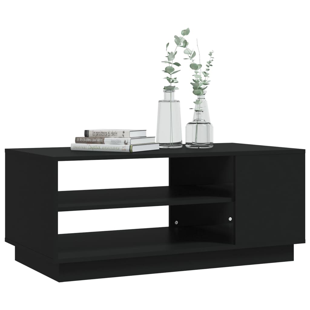 Salongbord Sofabord Svart 102x55x43 cm
