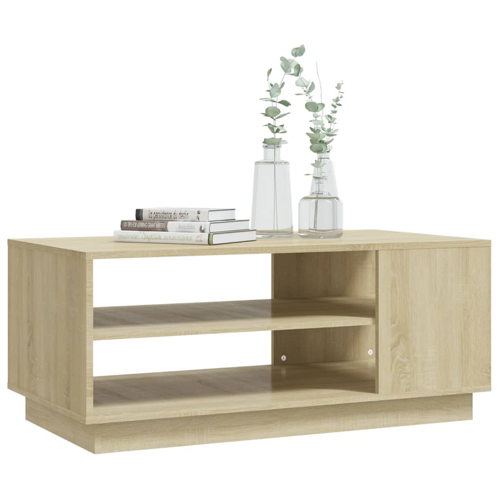 Salongbord Sofabord Sonoma Eik 102x55x43 cm