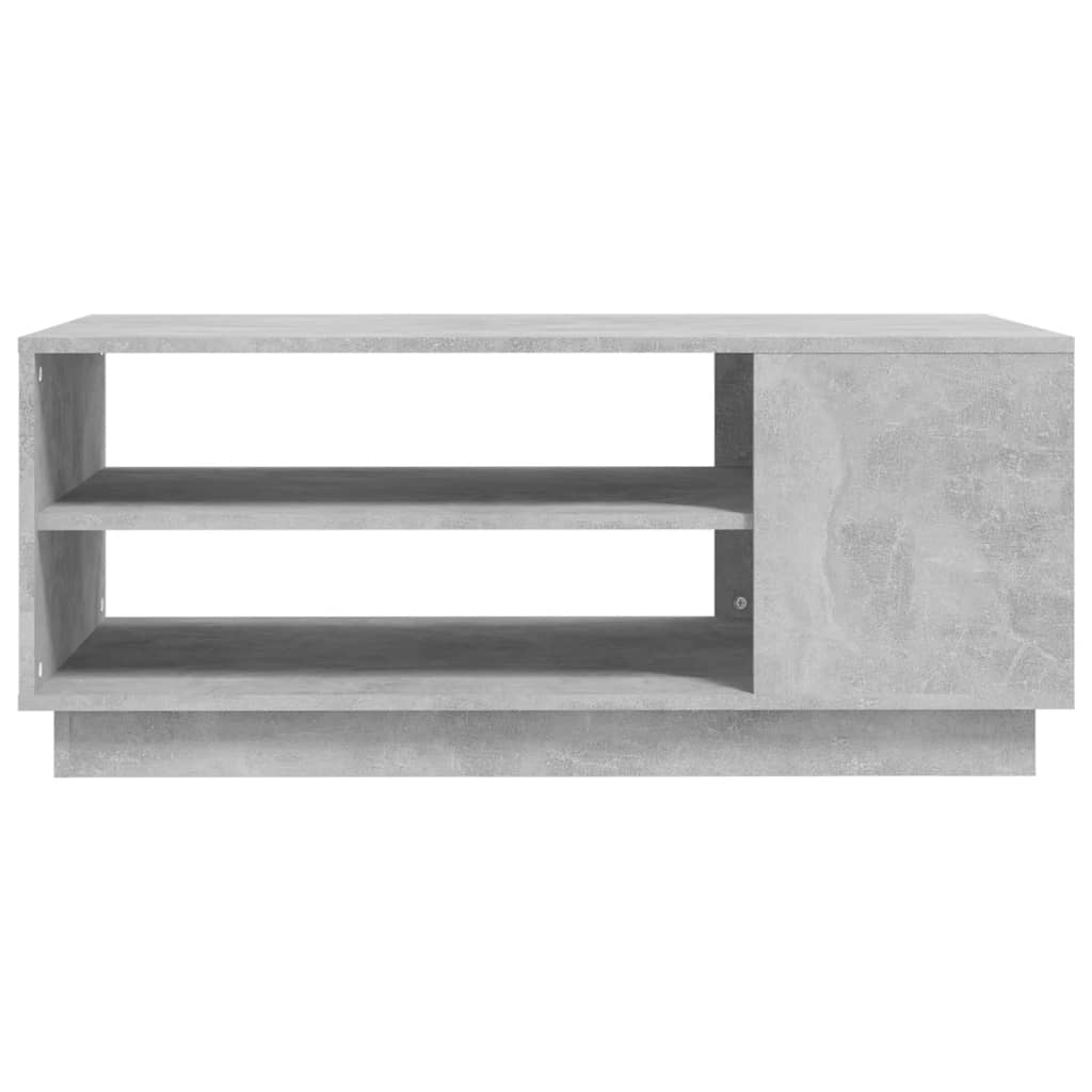 Salongbord Sofabord Betonggrå 102x55x43 cm