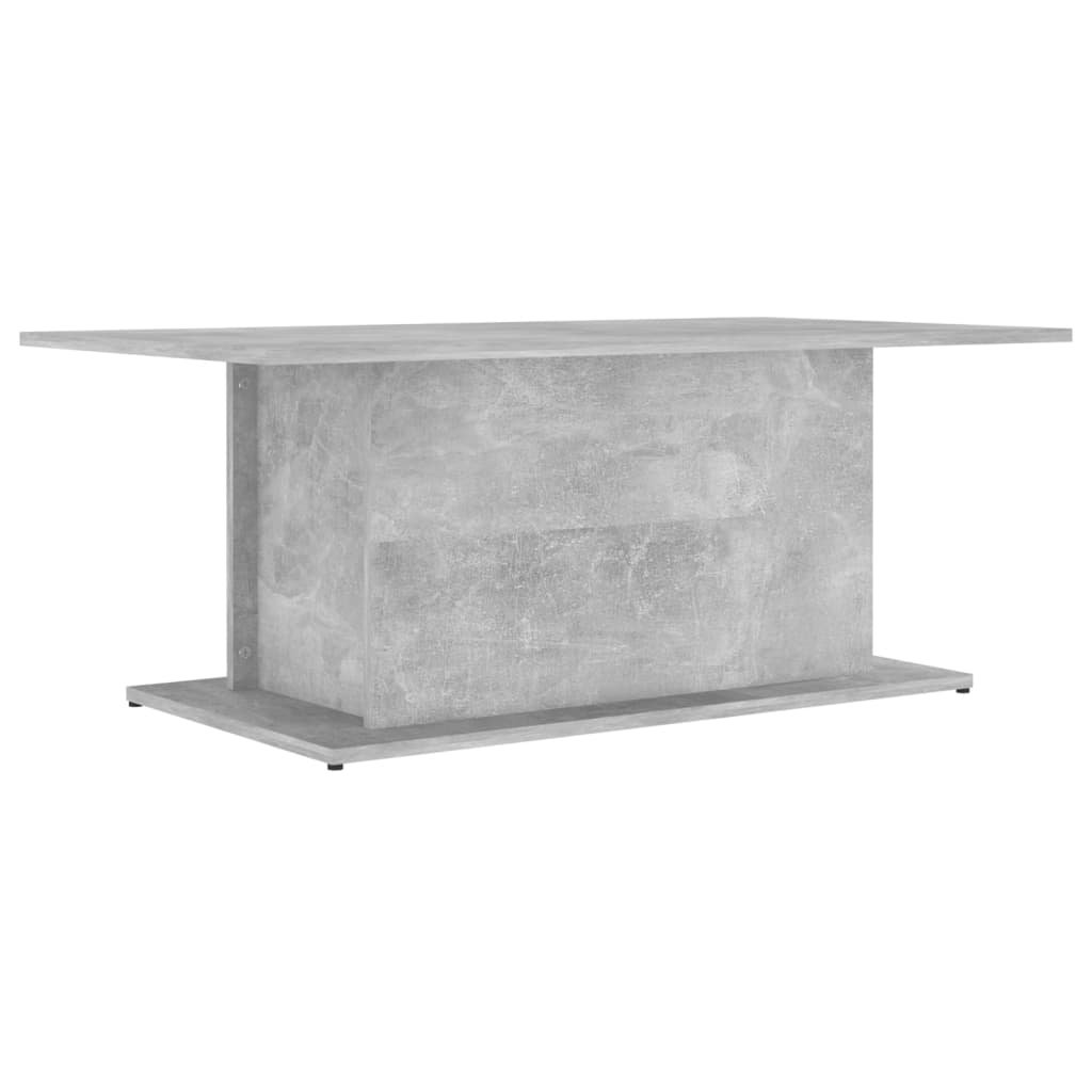 Salongbord Sofabord Betonggrå 102x55,5x40 cm