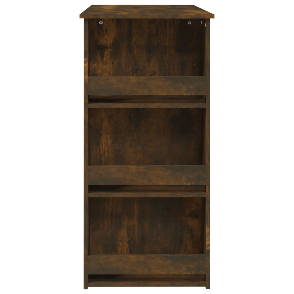 Barbord med stativ røkt eik 102x50x103,5 cm konstruert tre