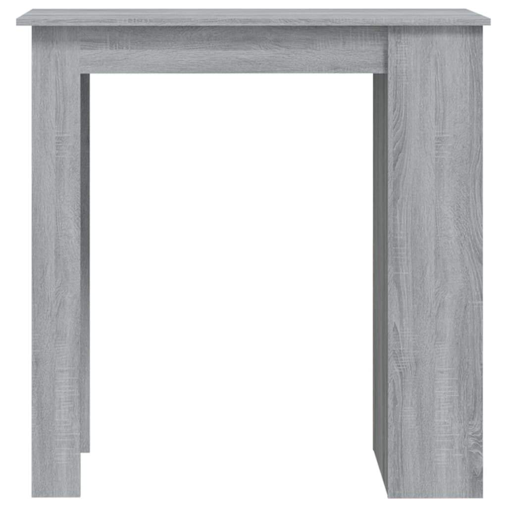 Barbord med stativ grå sonoma 102x50x103,5 cm konstruert tre