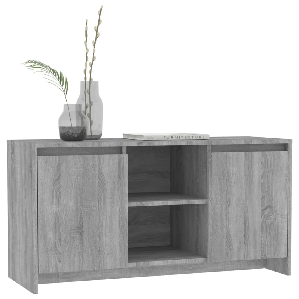 TV-Møbel Sonoma Grå TV-benk Eik 102x37,5x52,5 cm