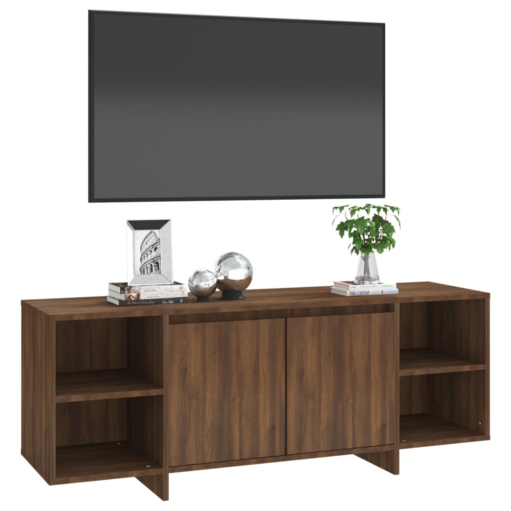 TV-Møbel Brun Eik TV-benk 130x35x50 cm