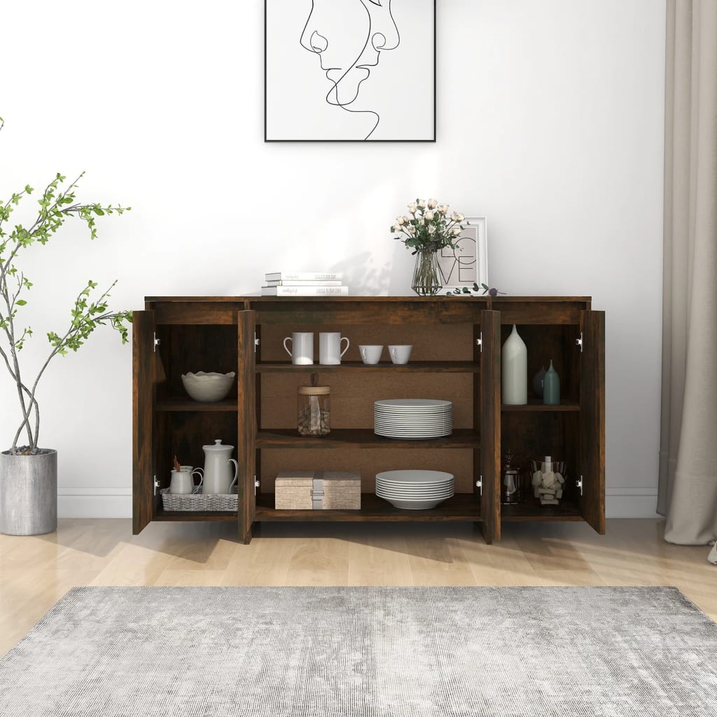 Skjenk Røkt Eik 135x41x75 cm