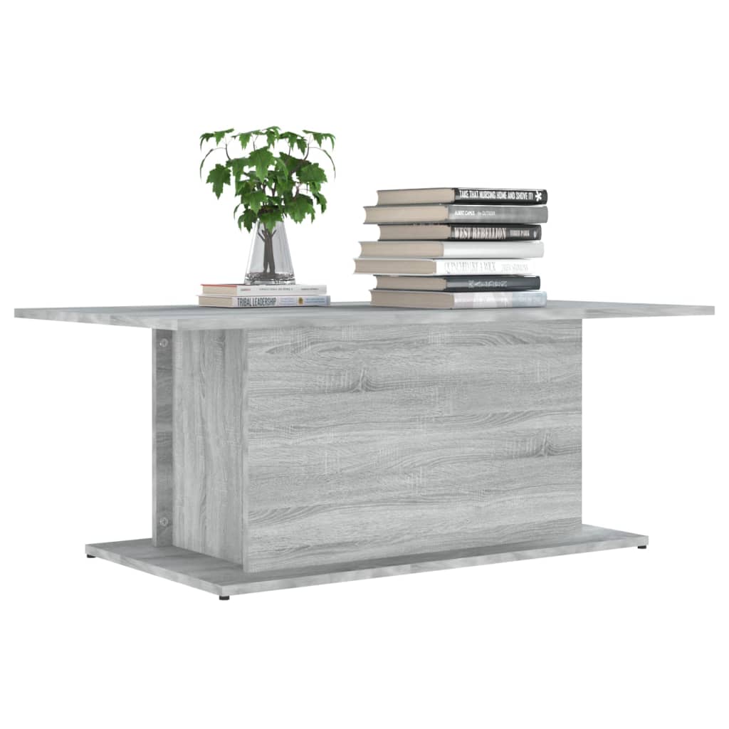 Salongbord Sofabord Sonoma Grå 102x55,5x40 cm