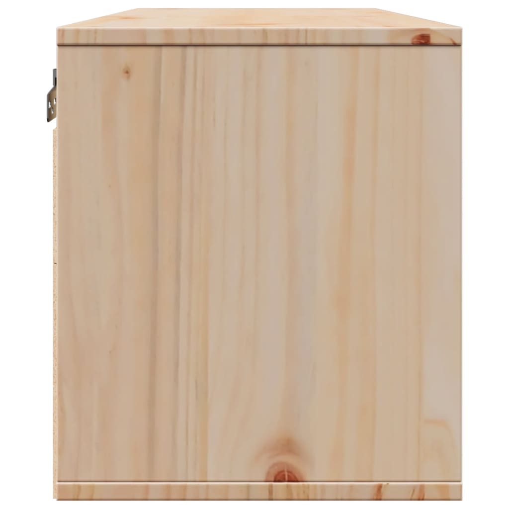 Veggskap 2 stk 45x30x35 cm heltre furu